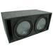 Universal Car Stereo Slotted S Port Dual 12 Harmony R124 Sub Box Enclosure