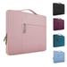 Mosiso 12 Polyester Notebook Laptop Sleeve Bag for MacBook 12 Inch with Retina Display 2017/2016/2015 Release Tablet Bag Carrying Case Cover Pink