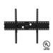QualGear Heavy-Duty Tilting TV Wall Mount For Most 60 -100 Flat Panel and Curved TVs Black