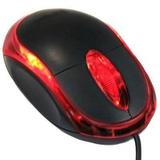 Black 3-Button 3D USB 800 Dpi Optical Scroll Mice LED Mouse