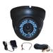 VideoSecu CCTV Infrared CCD Security Camera IR Day Night Vision 36 LEDs 4-9mm Varifocal Lens Indoor Outdoor Weatherproof with Power Supply Cable and Audio Microphone chu