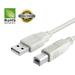 USB 2.0 Cable - A-Male to B-Male for Canon Color imageCLASS Printer (Specific Models Only) - 3 FT/2 PACK/IVORY