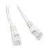 C&E 10 pack CAT5E White Hi-Speed LAN Ethernet Patch Cable Snagless/Molded Boot 5 Feet CNE475719