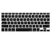Mosiso Keyboard Cover for Macbook Pro 13 Inch 15 Inch (with or without Retina Display 2015 or Older Version) Macbook Air 13 Inch Black