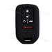 Silicone Cover Fob Case Skin for Honda Civic Accord CR-V Fit Passport Pilot Key (black)