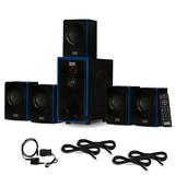 Acoustic Audio AA5102 Bluetooth 5.1 Speaker System with Optical Input and 4 Extension Cables