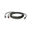 SF Cable 3m 3.5mm Male to 2 RCA Male Cable