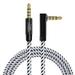 TRRS 3.5mm Audio Cable CableCreation 90 Degree Right Angle 4-Conductor Auxiliary Stereo Aux Cable [Microphone Compatible] 3