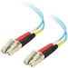 Refurbished C2G 757120330486 33048 16.4 Feet Duplex 50/125 Multimode Fiber Patch Cable - 2 x LC Multi-Mode Male Male - Aqua