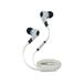 Super High Clarity 3.5mm Stereo Earbuds/ Headphone for Panasonic Eluga Ray 700 P99 Eluga 14 Ray 500 P9 P55 Max Ray X Ray Max (White) - w/ Mic & Volume Control + MND Stylus