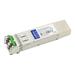 AddOn - SFP+ transceiver module (equivalent to: Juniper SFPP-10G-DW41-ER) - 10 GigE - 10GBase-DWDM - LC single-mode - up to 24.9 miles - 1544.53 nm - TAA Compliant