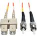 Eaton Tripp Lite Series Duplex Multimode 50/125 Fiber Patch Cable (SC/ST) 2M (6 ft.)