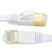 CableVantage Cat7 Network Ethernet LAN Patch Flat Cable Cord For PC PS4 Xbox Router Modem 150Ft White