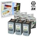 LD Remanufactured Cartridge Replacement for Canon PG50 High Capacity (Pigment Black 3-Pack)