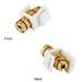 Kentek Banana Keystone Insert Module Feedthrough Type Gold Plated Connector Audio Speaker Jack Red