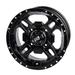 4/156 Tusk Beartooth Wheel 12x7 4.0 + 3.0 Matte Black For YAMAHA YFZ 450 2004-2009 2012-2013