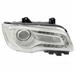 For 15-17 300 Front Headlight Headlamp Halogen Head Light w/Chrome Trim Right