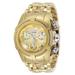 Invicta Reserve Bolt Zeus Swiss Ronda Z60 Caliber Unisex Watch w/ Mother of Pearl Dial - 42mm Steel Gold (30526)