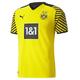 PUMA Damen Borussia Dortmund Seizoen 2021/22 Training, Gamekit Home Game Kit, Cyber Yellow-puma Black, 3XL EU