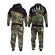 shelikes Mens Track Suit Set Boys HNL Camouflage Fleece Army Hooded Hood Top Joggers Bottom Tracksuit Sweatsuit Jogging Joggers Set