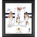 Indiana Pacers Facsimile Signatures 15" x 17" 2020-21 Franchise Foundations Collage with a Piece of Game-Used Basketball - Limited Edition 463