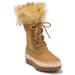 Joan Of Arctic Next Faux Fur Waterproof Snow Boot In Curry Green At Nordstrom Rack - Brown - Sorel Boots