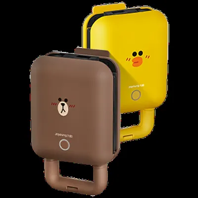 Gaufrier électrique domestique 220V jaune marron document disponible mini machine de cuisson
