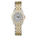 Women's Silver/Gold Clemson Tigers Two-Tone Wristwatch