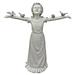 Design Toscano Basking in God s Glory Little Girl Statue: Large