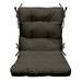 RSH DÃ©cor Indoor Outdoor Tufted High Back Chair Cushion Grey