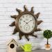 FirsTime & Co. Copper Sundeck Outdoor Wall Clock Rustic Analog 19 x 1.75 x 19 in