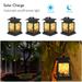 4 Pack Solar Lanterns Outdoor Hanging Upgraded Waterproof Sunwind Solar Decorative Table Light Warm White LEDs Copper Lights