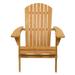 Winado Wooden Folding Reclining Adirondack Chair Natural Original Color