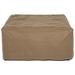 Duck Covers Essential Water-Resistant 32 Inch Square Patio Ottoman/Side Table Cover