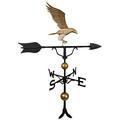 500 Series 52 In. Deluxe Gold Full Bodied Eagle Weathervane