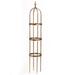 Plow & Hearth 5 Powder-Coated Steel Garden Obelisk in Antique Copper