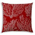 Joita Home Joita SEA OF CORAL Polyester Throw Pillow with Sewn Closure