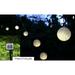 TEKTRUM 41 FEET-LONG 24 LUMINOUS GLOW SPHERE TWO-IN-ONE SOLAR STRING FAIRY LIGHTS OUTDOOR