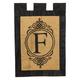 Evergreen Enterprises Burlap Monogram Garden Flag