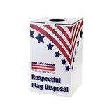 Valley Forge Flag Disposal Box 22 in. H x 12.5 in. W