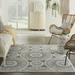 Nourison Calobra Modern Taupe 5 3 x 7 3 Area Rug (5x7)