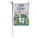 LADDKE Abstract Happy Birthday Cute Alpaca Character Cactus Cartoon Drawing Garden Flag Decorative Flag House Banner 12x18 inch