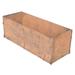 Titan Great Outdoors Corten Steel Planter Box 16 (H) x 47 (L) Patina Rustic