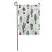 LADDKE Pattern Cacti and Succulents Cactus Botanical Botany Collection Desert Different Garden Flag Decorative Flag House Banner 12x18 inch