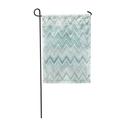 LADDKE Blue Easter Chevron Pattern Grunge of Zig Zag Colorful Lines Abstract Artistic C Garden Flag Decorative Flag House Banner 28x40 inch