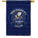 Breeze Decor H108566-BO Seabees Proud Husband Sailor House Flag Armed Forces Navy 28 x 40 in. Double-Sided Decorative Vertical Flags for Decoration Banner Garden Yard Gift