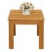 GoDecor Outdoor Patio Wooden 18 Square Side Table