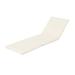 Laraine Outdoor Weather Resistant Chaise Lounge Cushion Cream