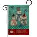 BD-WT-G-114110-IP-DB-D-US16-SB 13 x 18.5 in. Its Snowtime Burlap Winter Wonderland Impressions Decorative Vertical Double Sided Garden Flag