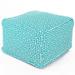 Majestic Home Goods Indoor Outdoor Treated Polyester Pacific Towers Ottoman Pouf